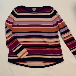 NWOT Chico lightweight striped top